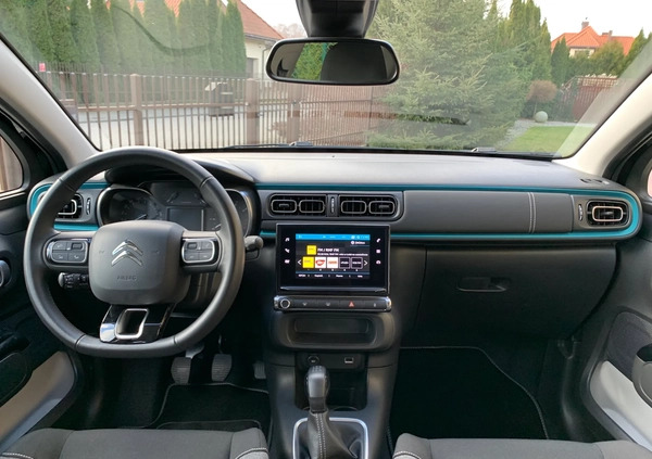 Citroen C3 cena 52500 przebieg: 29590, rok produkcji 2021 z Mrągowo małe 436